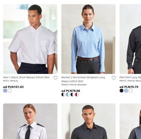 Odziez firmowa, biurowa i robocza