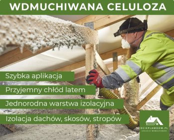 Ocieplanie dachów poddaszy, skosów i stropów metodą wdmuchiwania