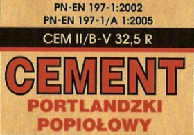 CEMENT PORTLANDZKI W KLASIE CEM II B-V 32,5 R