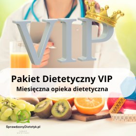 Miesięczna Opieka Dietetyczna – Pakiet VIP