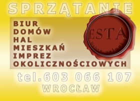 Sprzątanie Wrocław, biur, domów placów, budynki Esta - dobre usługi
