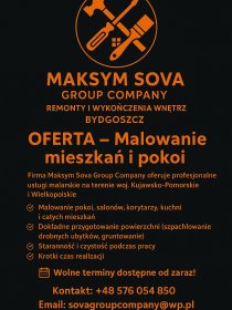 🎨 Malowanie mieszkań i pokoi – wolne terminy! 🏠 Szukasz fachowca od malowania? Zadbamy o