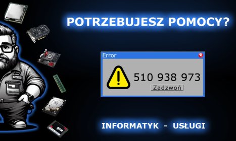 Zdiagnozuję i naprawię uszkodzony komputer PC, laptop lub tablet.