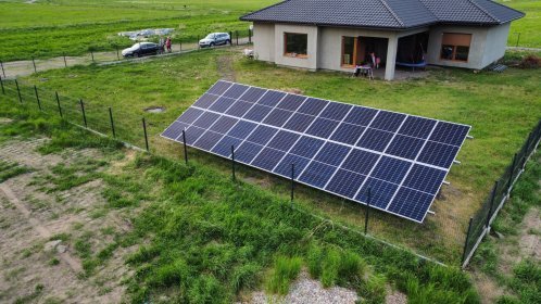 Gruntowa instalacja fotowoltaiczną o mocy 10kWp