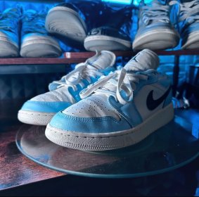 Nike Air Jordan 1 Low Baby Blue unc university chill