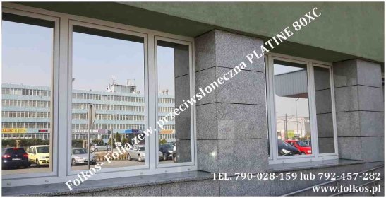 Folie przeciwsłoneczne zewnetrzne Warszawa -oklejanie szyb folie anty UV, anty IR -Folkos