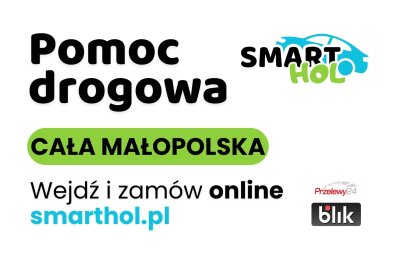 Pomoc Drogowa / Smarthol / Cała Małopolska / Zamów Online / Holowanie  24/7