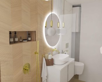 Projekt wnętrz, wizualizacja 3D