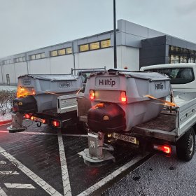 Odśnieżanie i sypanie pługopiaskarkami