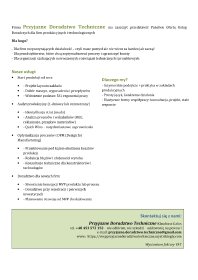 Wsparcie dla firm celem polepszenia produkcji. Wsparcie przy otwieraniu firmy.