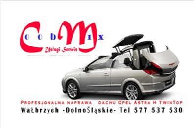 Naprawa dachu Opel Astra H TwinTop