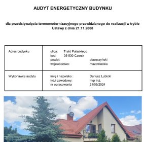 Audyty Energetyczne Budynków
