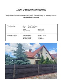 Charakterystyka Energetyczna Budynków, Audyty Energetyczne Budynków