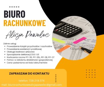 Prowadzenie uproszczonej księgowości, kadr i płac