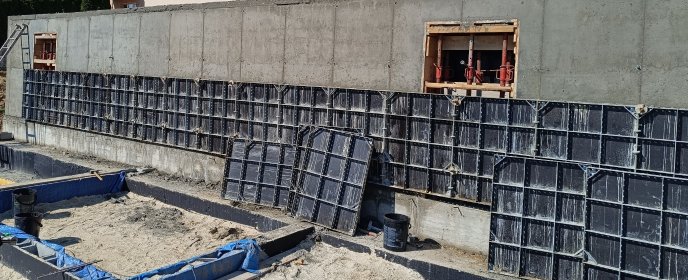 Wynajem szalunków ściennych/ fundamentowych lekkich TEKKO/4BAU