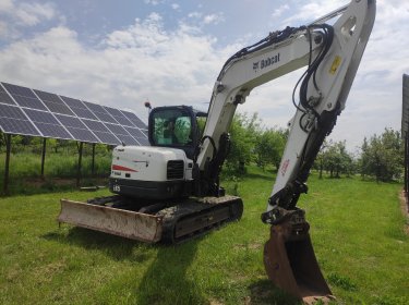 BOBCAT E85 koparka MIDI 8ton KLIMA 2014r 4800h 3łyżki po serwisie