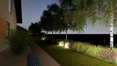 Projektowanie oświetlenia ogrodu