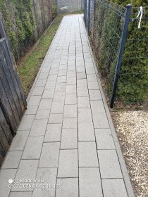 Mycie kostki betonowej