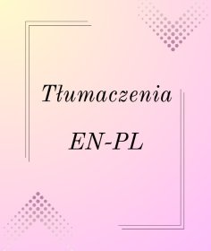Tłumaczenia angielsko-polskie (1800 zzs)