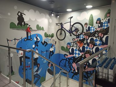 Wykonanie indentyfikacji wizualnej biznesu w przestrzeni lokalowej