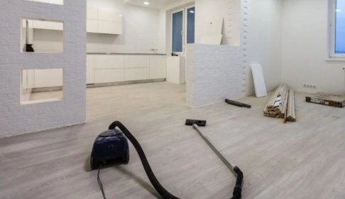 Sprzatanie po remoncie.