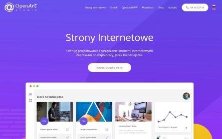 Strona internetowa Multi Page