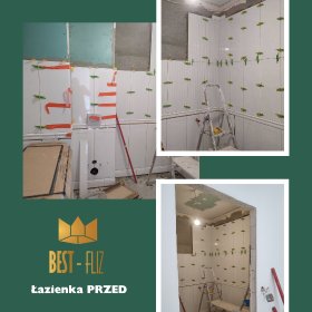 Kompleksowy remont łazienek.