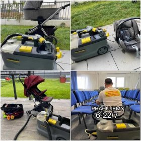 Pranie wózków krzesła zabawki