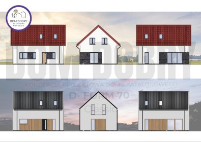 Budowa DOMU do 70 m2 według projektu marki DOM DOBRY - budujemy marzenia, cała Polska