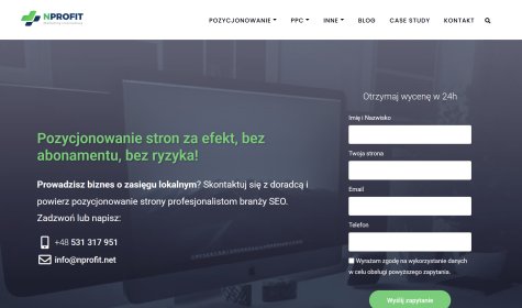 Pozycjonowanie za efekt