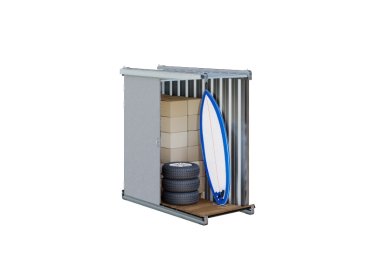 Oferujemy boksy magazynowe w różnych rozmiarach od 3 m² do 12 m²