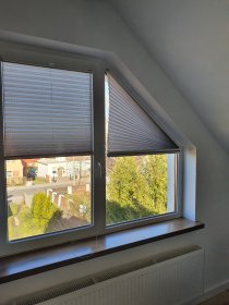 Plisy zaciemniające, ozdobne, półprzepuszczalne i odbijające słońce