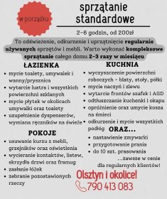 Sprzątanie standardowe