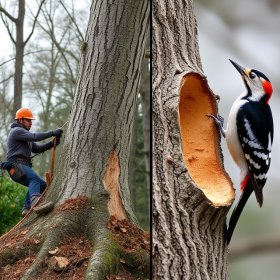 Espertyza ornitologiczna przed wycinką drzew lub krzewów