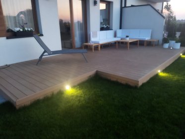 Tarasy z deski kompozytowej