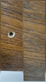 Retusz uszkodzeń w drewnie.