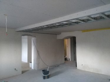 sufity, ściany, konstrukcje z GK, zabudovу