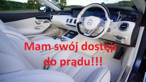Pranie tapicerki samochodowej. Mam swój dostęp do prądu.