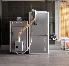 Montaz pieca C.O pellet, ekogroszek