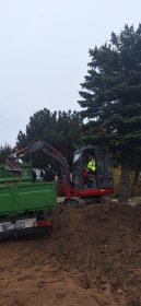 Usługi minikoparką