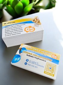 Wizytówki dwustronne kreda 300g