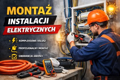 Montaż instalacji elektrycznej (okablowanie)