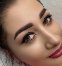 Makijaż permanentny Brwi Pudrowe / Brwi Ombre