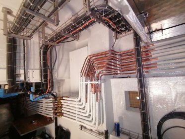 Lutowanie trass miedzianych za metr