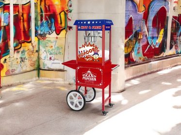 Wata cukrowa I popcorn