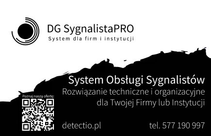 Outsourcing obsługi sygnalistów i system informatyczny do obsługi zgłoszeń naruszeń prawa. Outsourcing obsługi sygnalistów i system informatyczny do obsługi zgłoszeń naruszeń prawa.
