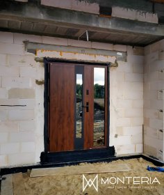 Drzwi zewnętrzne stalowe lub drewniane