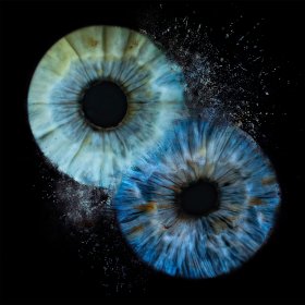 Artystyczne zdjęcia tęczówki oka