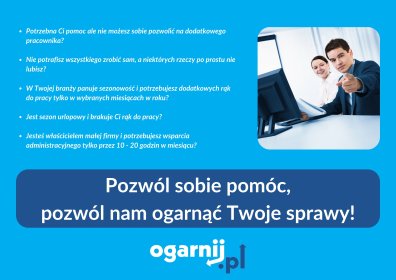 ZOBACZ CO MOŻEMY OGARNĄĆ ZA CIEBIE