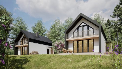 Dom drewniany Słowik 77 m²